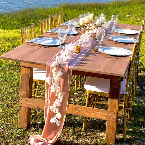 8' Cedar Farm Table